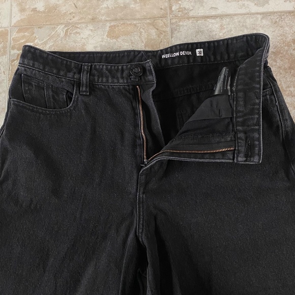 Volcom Size 32 WEELLOW Black Loose fit Baggy Jeans Y2K Grunge Relaxed - Picture 6 of 11